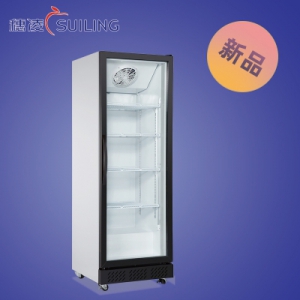 立式展示柜系列（ 单温无霜风冷台阶柜、机组下置）