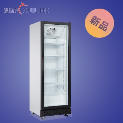 立式展示柜系列（ 单温无霜风冷台阶柜、机组下置）