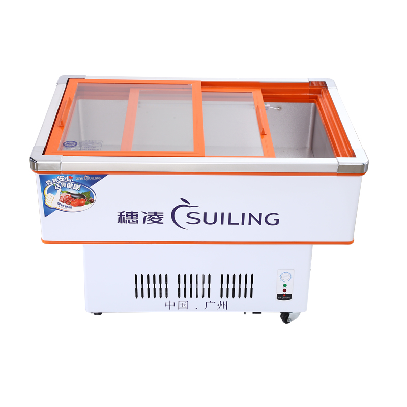 穗凌 DLCD-1.8(海鲜柜) 卧式商用展示冰柜冷柜生鲜冷冻冷藏保鲜柜