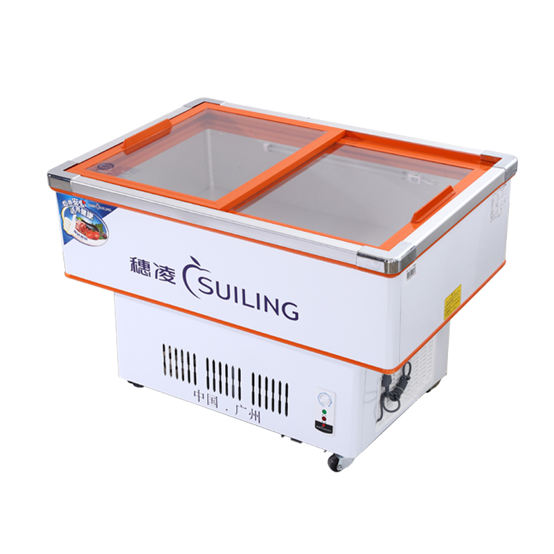 穗凌 DLCD-1.2(海鲜柜) 卧式冷冻展示柜商用冰柜冷藏麻辣烫点菜柜